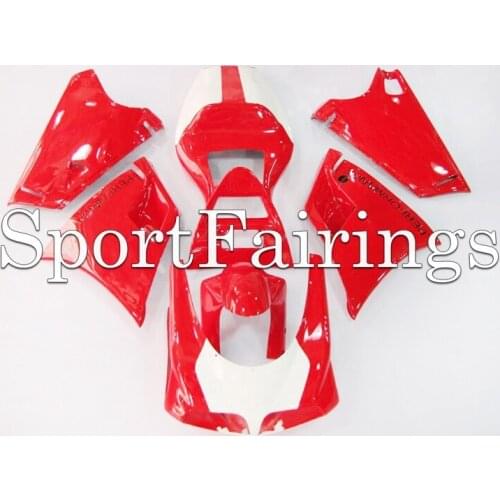 Full Fairings Fit Ducati 996 998 916 748 Year 96 - 02 1996 2000 2001 2002 ABS Motorcycle Fairing Kit Bodywork Cowling Red White