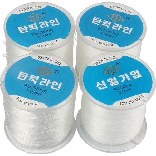 High Quality Transparent Elastic Crystal Cord Beading String Wire Thread For Jewelry Making DIY Necklace Bracelet Accessories