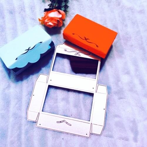 Folding gift box DIY metal cutting die scrapbook paper card decoration crafts embossing die cutting