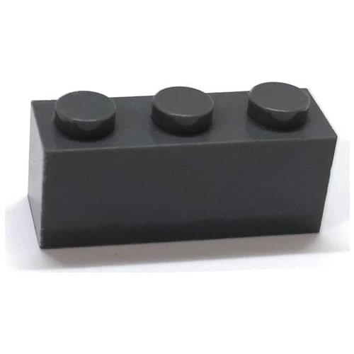 60PCS/lot Building Blocks Toys High 1x3 Dots 16Color Bricks Size Compatible With lego kids Toys Educational toys for children