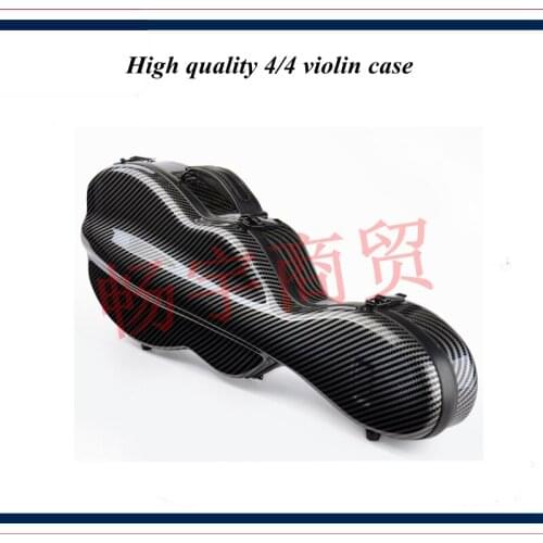High quality Professional violin case 4/4 FRP carbon fiber black Fashion style violin parts violin accessories 012