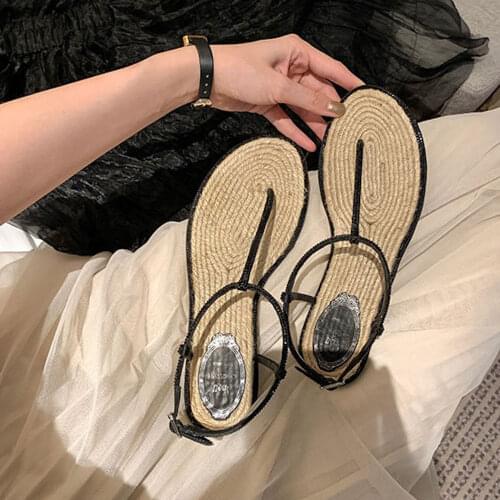 Womens Sandals New Fashion Ladies Shoes For Summer Weave Straw Sandals For Beach Hot Sell Shoes Luxury Brand Designer Sandals