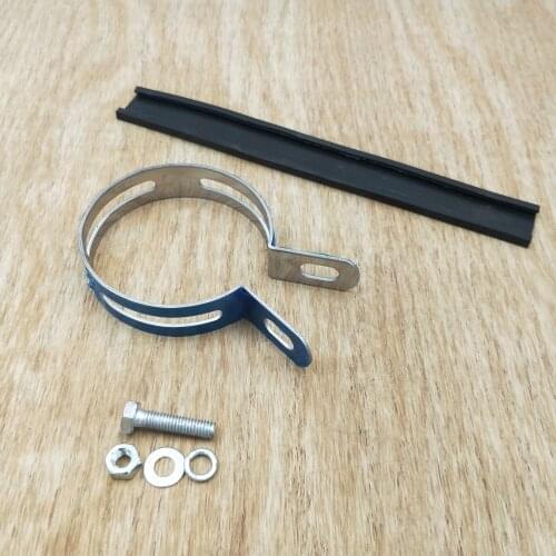 1pcs Holder Clamp Fixed Ring Support Bracket for Universal 2 Stroke Motorcycle Exhaust Pipe Muffler 60mm in diameter