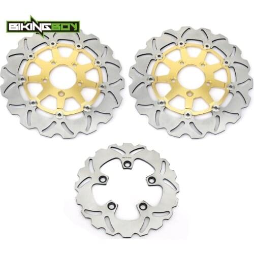 BIKINGBOY For Suzuki SV1000S 03 04 05 06 07 SV 1000 Classic K3 K4 K5 K6 K7 Front Rear Brake Discs Disks Rotors 310mm 220mm Set