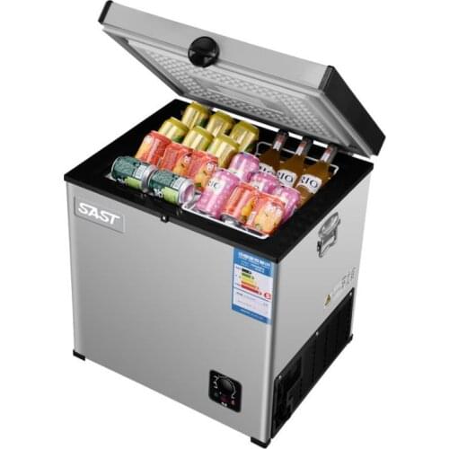 Household Refrigerator 55L Small Size Horizontal Type Freezer Single-door Refrigerated Cabinet BD-55