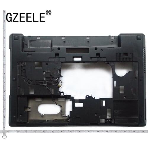 GZEELE New Laptop Bottom Base Case Cover For HP for Elitebook 8560W 8570W Base Chassis D Case shell lower case 652649-001 BLACK