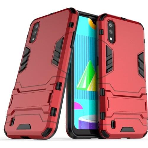 For Samsung M01 Case Armor Shockproof Phone Case For Samsung Galaxy M01 M015 Soft Silicon + Hard Matte Process Protection Cover