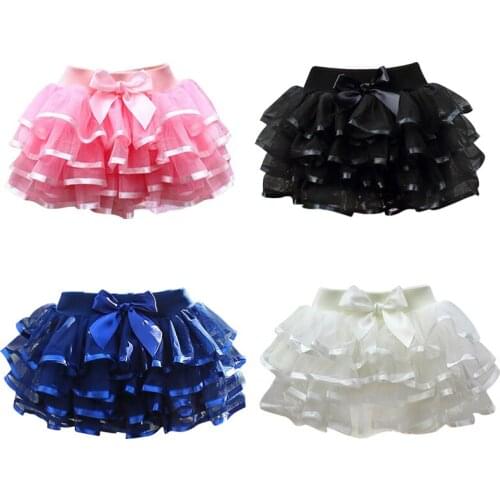 Spring Summer Clothing Children Girl Cute Baby Kid Floral Tutu Cotton Tulle Skirts Lace Cotton Flower Princess Pettiskirt 2-10Y