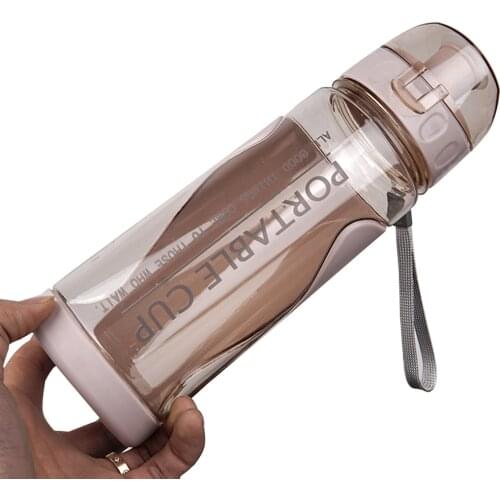 Double Layer 500ml Water Bottle Outdoor Sports Travel Camping Bottle Plastic Leakproof Bottles Kettle Drinkware Accessories