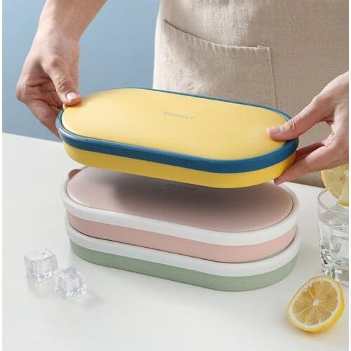 Cavity Ice Cube Tray Box with Lid Cover Drink Jelly Freezer Mold Mould Ice Maker Refrigerator Accessories Kitchen Tools