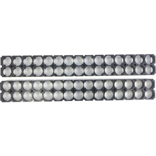 MasterFire 20pcs/lot 3*12 32650 Battery Holder Bracket Cell Safety Anti Vibration Black Plastic Brackets For 32650 Batteries