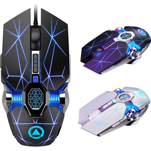 New Ergonomic Wired Gaming Mouse 7 Button LED 3200 DPI USB Computer Mouse Gamer Mice Silent Mause With Backlight For PC Laptop