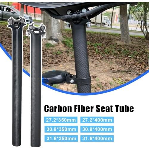 Full 3k Carbon Bicycle Seatpost Ultralight MTB Road Bike Seat Post 27.2/30.8/31.6 *350/400 MM Bike Parts Stable performance