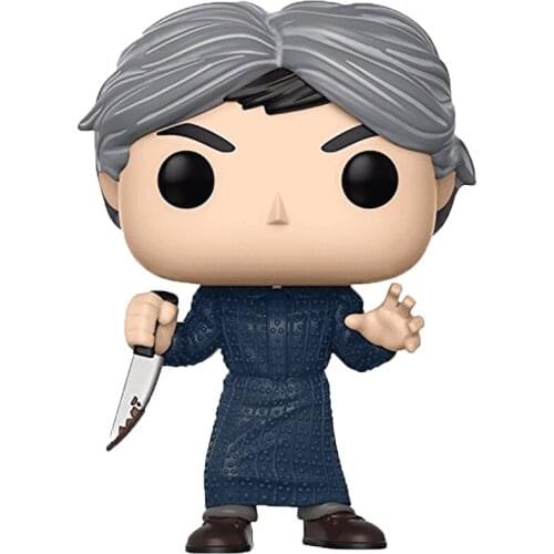 Psycho Figure #466 Norman Bates Horror TV Series Vinyl Figure Collection Scary Model Doll Toy Halloween Gift with Blood Knife