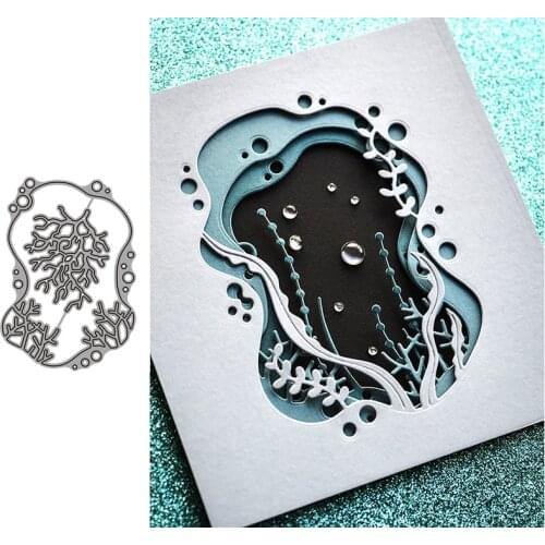 Seagrass Metal Cutting Dies for Scrapbooking Handmade Tools Mold Cut Stencil New 2021 DIY Card Make Mould Model Craft Decoration