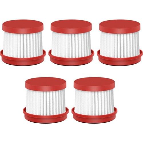 5Pcs Replacement HEPA Filters for Deerma Mite Removal Instrument Vacuum Cleaner CM1300/CM1900 Accessories