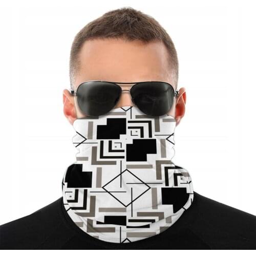 Resonate Magic Scarf Neck Face Mask Unisex Halloween Neck Warmer abstract geometric Seamless Bandanas Polyester Headwear Camping