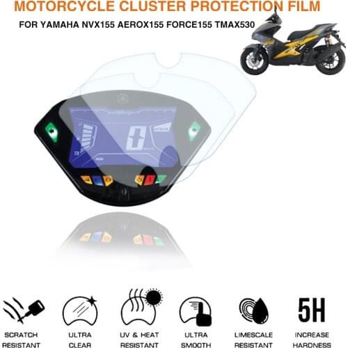 Motorcycle Cluster Scratch Protection Film Screen Protector For Yamaha NVX 155 Aerox 155 nvx155 Aerox155
