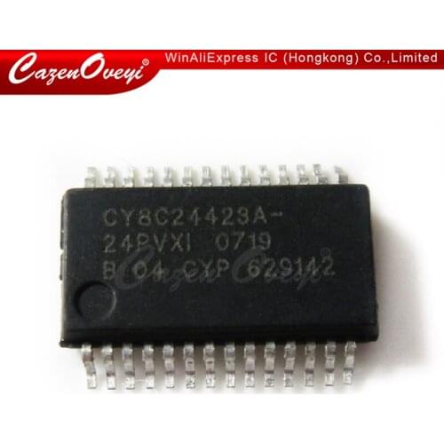 1pcs/lot CY8C24423A-24PVXI CY8C24423A SSOP-28 In Stock