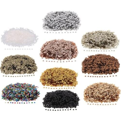100g 6mm Loose Cupped Sequins 10 COLOURS Craft Sewing Applique Scrapbooking