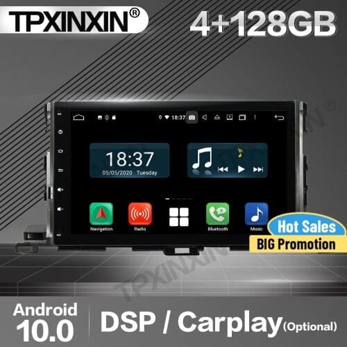 128G Carplay Car Radio 2 Din Stereo Receiver Android For Toyota Highlander 2015 2016 2017 GPS Navigation Player Audio Head Unit