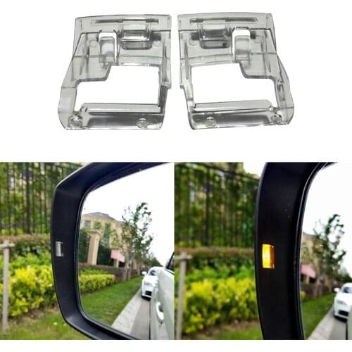 2PCS For Subaru WRX Impreza Outback Forester XV Clear Car Side Mirrors Assistant Turn Signal Light Lens Indicators