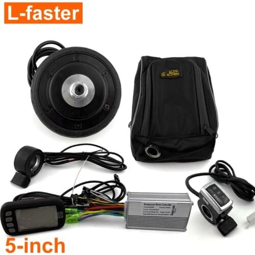 5 inch Motor Wheel Kit For Electric Mini Scooter Vehicle 200W Electric Brushless Motor With Screen Display Regenerative Brake