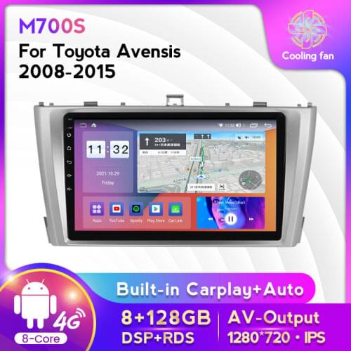 MEKEDE DSP IPS 2din Octa Core Car radio multimedia player for Avensis 2009-2015 Car gps navigator wifi 128G ROM