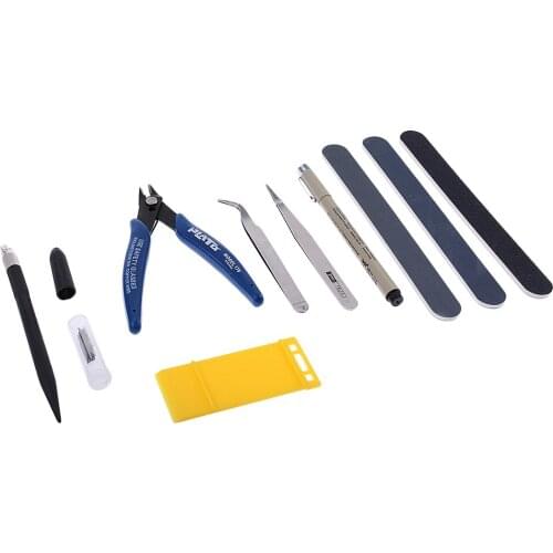 Basic Tool Kit for Car Model Building Professional Tool for Gundam Modeler