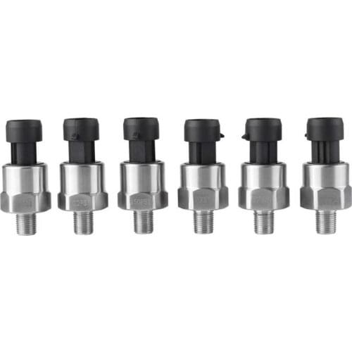 1pc Pressure Transmitter 1/8NPT Thread Stainless Steel Pressure Transducer Sender Sensor for Oil Fuel Air Water Air Transducer