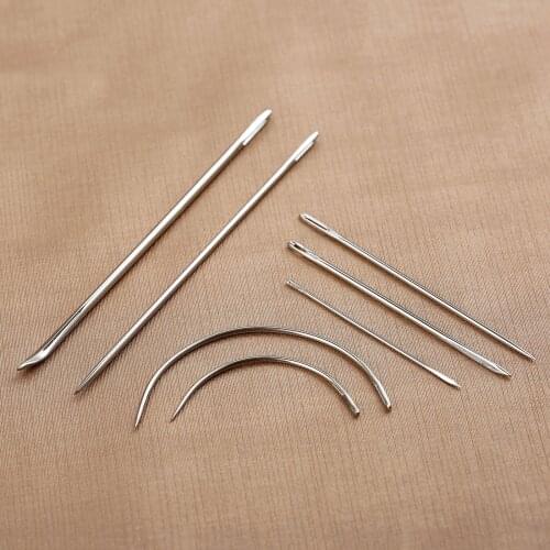 7pcs Sewing Needles Leather Sewing Needle Embroidery Tapestry Hand Sewing tools
