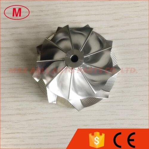 K04 9+0 blades 49.62/61.98mm high performance billet/milling/aluminum 2618 compressor wheel