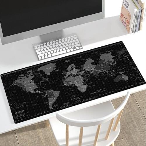 90*40cm Extra Large Natural Rubber Anti-Slip Mouse Pad Mat World Map Keyboard Pad For PC Laptop Computers Gamer Gaming Mousepad