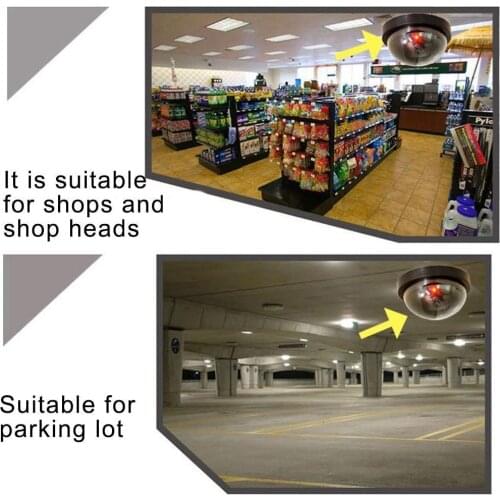 Simulation Burglar Alarm Camera Indoor Fake Webcam LED Home For Warning CCTV Not Real Light Surveillance Camera Emulate Out T0C2