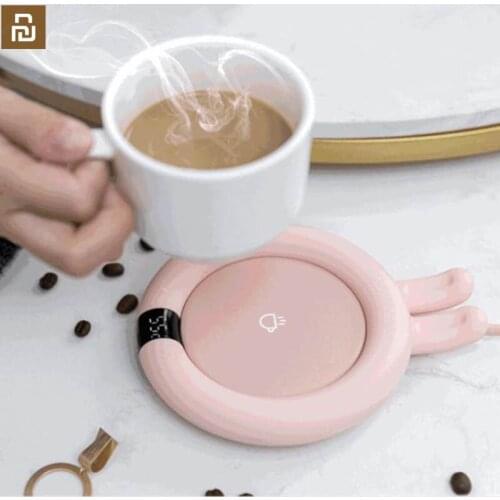 Youpin Smart Touch Heating Coasters Adjustment 3 Gear Constant Temperature Cup Warmer Heating Mat Pad Fast Heater Heating Cup