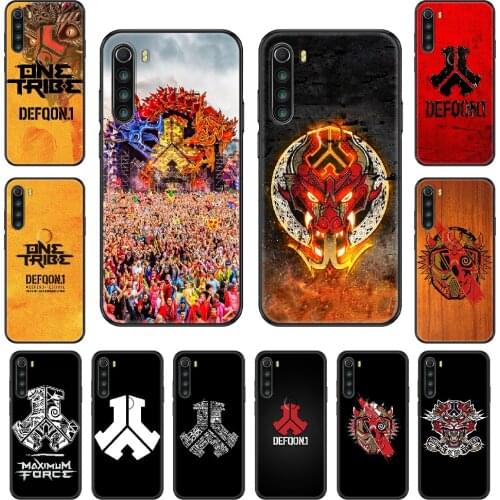 Defqon 1 Festival Phone case For Xiaomi Redmi Note S2 4 5 6 7 8 A S X Plus Pro black fashion prime trend cell cover art coque