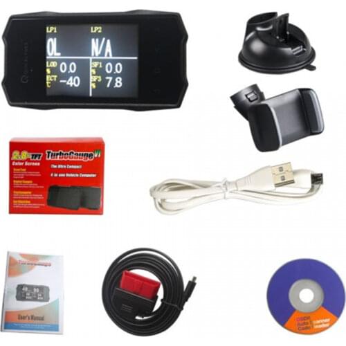 QUICKLYNKS (TG6) TurboGauge VI 2.8" Color Screen Auto Trip Monitor