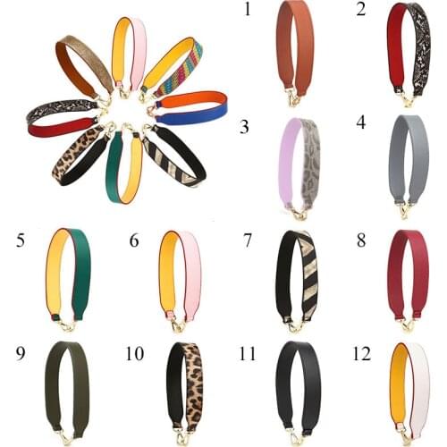58cm PU Leather Bag Strap Female Handles for Shoulder Bags Serpentine Belts Replacement Belt Accessories for Women Handbag