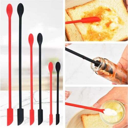 Heat Resistant Non-Stick Rubber Scraper Perfect for Jars Smoothies Blenders Utensils Durable Kitchen Cookwares for Jams