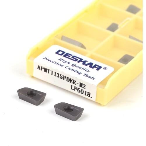 Authentic APMT1135PDER-M2/XM/H2 LF6018 APMT1604PEER CNC Lathe turning tool Carbide Insert Machining Steel Milling Blade Durable