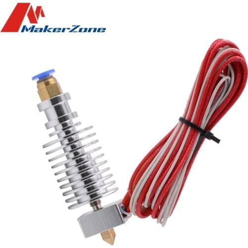 V5 J-head Hotend Bowden Extruder with 0.2 0.3 0.4 0.5mm Nozzle Heater Thermistor Heat sink for 1.75 Filament 3D Printer Parts