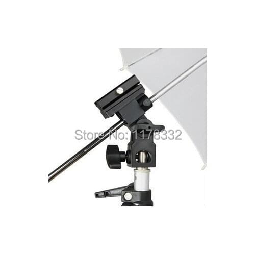2PCS High Quality B Type Universal Mount Flash Hot Shoe Adapter Trigger Umbrella Holder Swivel Light Stand Bracket