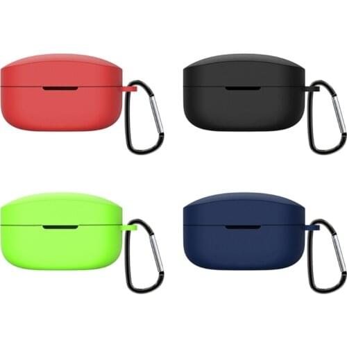 448F Soft Silicone Cover Dust-resistant Shell Compatible with-S-ony WF-1000XM4 Earbuds Charging Case Protective Case