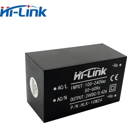 Free shipping 5pcs/lot switching power supply module AC/DC 220V to 10W 24V Hi-Link