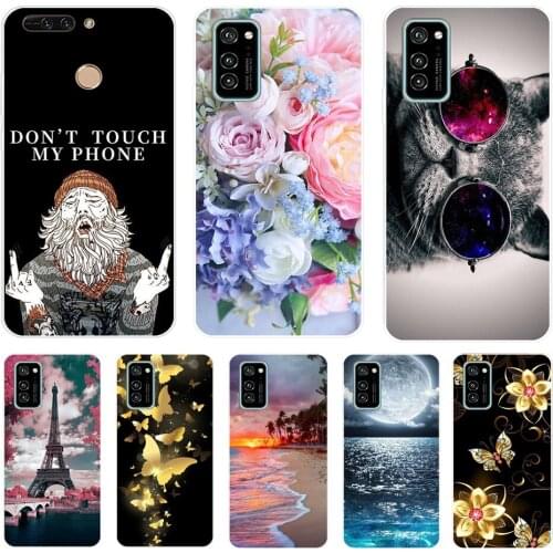 For HUAWEI honorV30/V30Pro Case Matte Silicone Phone shell Cartoon Anime Astronaut Back Cover Fashionable Personality TPU Casing