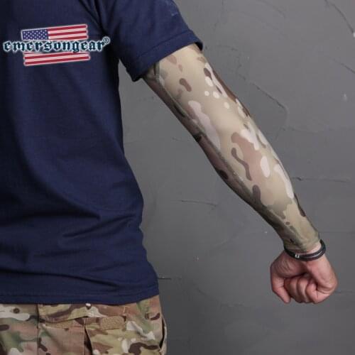 Emersongear Elastic Arm Cover Sleeves Multicam Outdoor Sports Warmer Tactical Camping Hiking Hunting Fishing Arm Cover