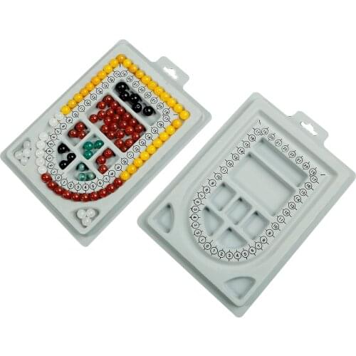 1Pc Gray Flocked Bead Board Professional Jewelry Organizer Tray Design Craft Shovel for Jewelry Making Measuring Tool Supplies