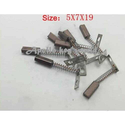 Electric Car Vehicle Generator Regulator Carbon Brush With Spring And Copper (Size:5*7*19mm)