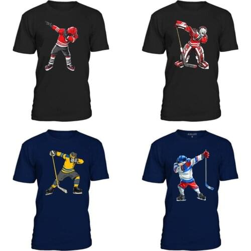 COLDOUTDOOR Cotton O-Neck T-Shirts for ice Hockey High quality free shipping Vintage Short-Sleeve Men Women Kids Boy Youth