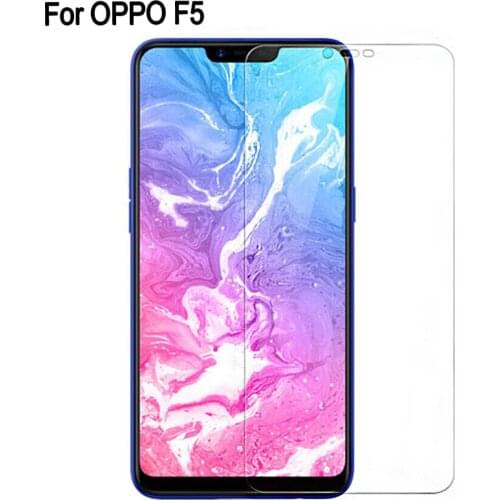 2.5D Curved Screen Protector For OPPO F5 Protective Tempered Glass For OPPO F 5 Protective Glass Film oppoaf5